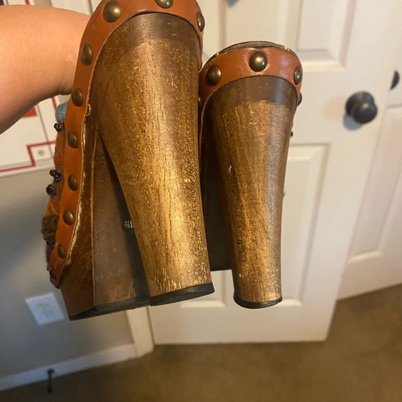 Miu Miu Multicolor Embellished Mules - Picture 4 of 8